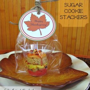 Lady Behind The Curtain Kids Thanksgiving Table Sugar Cookie Stackers 3 402x480
