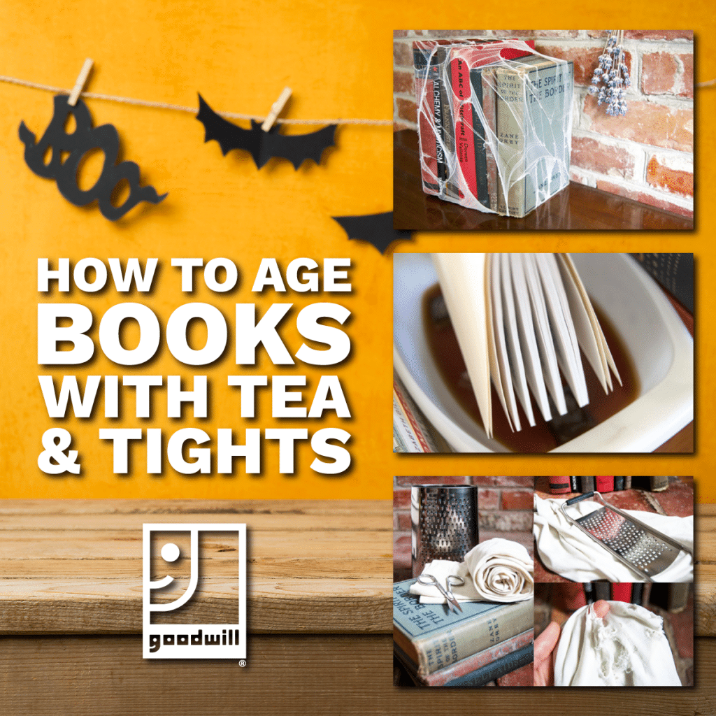 How to Age Book with Tea Lights