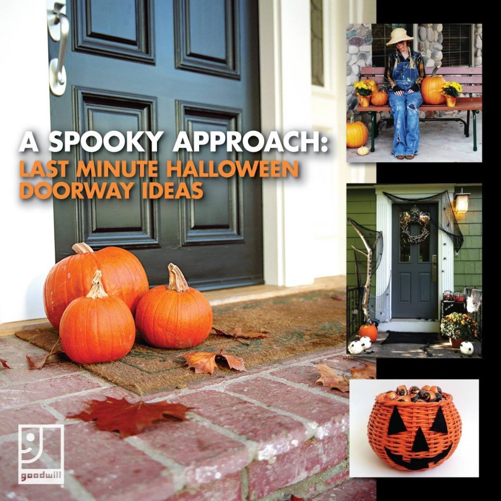 Last Minute Halloween Doorway Ideas