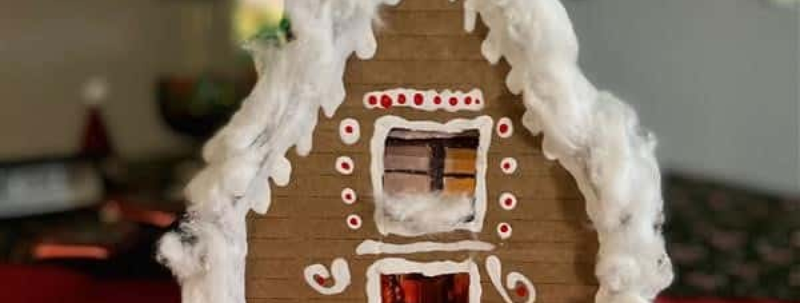 DIY Cardboard Gingerbread House | Palmetto Goodwill